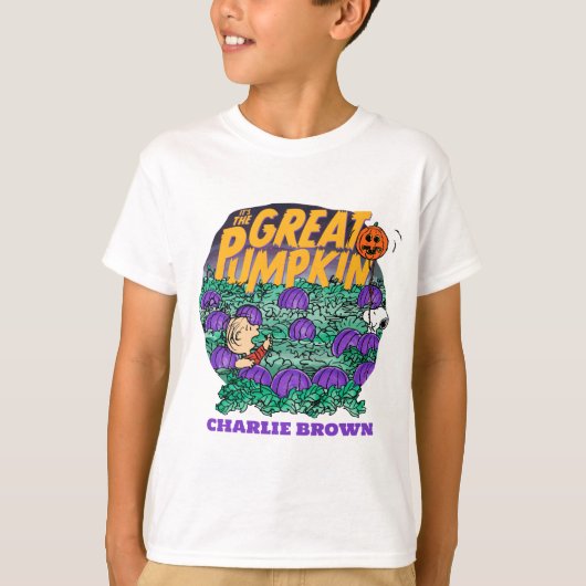 pinda's | Het is de grote pompoen T-shirt (Voorkant)