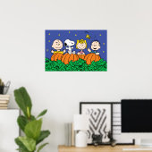 pinda's | Het is de Grote Pumpkin Charlie Brown Poster (Thuiskantoor)