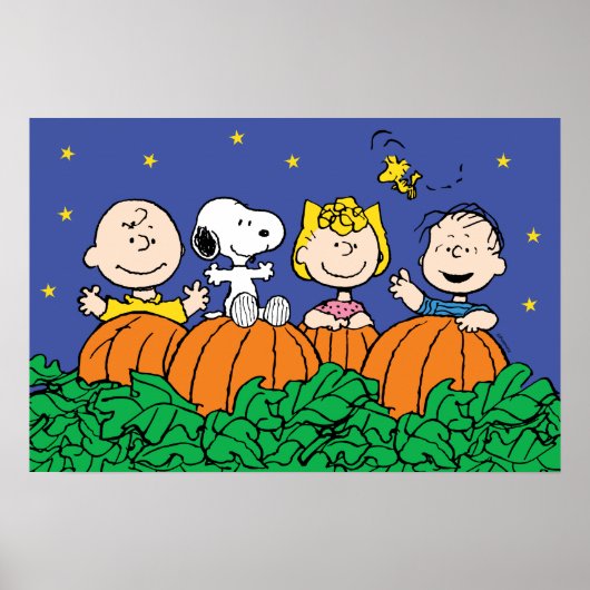 pinda's | Het is de Grote Pumpkin Charlie Brown Poster (Voorkant)