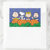 pinda's | Het is de Grote Pumpkin Charlie Brown Rechthoekige Sticker (Tas)