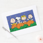 pinda's | Het is de Grote Pumpkin Charlie Brown Rechthoekige Sticker (Envelop)