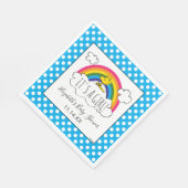 pinda's | Het is een meisje Baby shower Servet (Hoek)