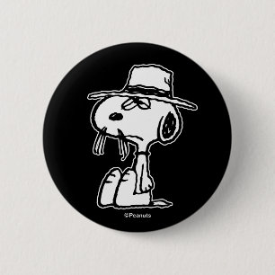 pinda's   Het is Snoopy's Brother Spike Ronde Button 5,7 Cm