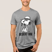 pinda's | Het is Snoopy's Brother Spike Tri-Blend Shirt (Voorkant)