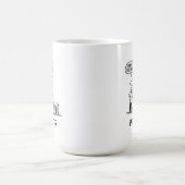 pinda's | Het leven zit vol met onbeleefde ontwake Koffiemok (Center)