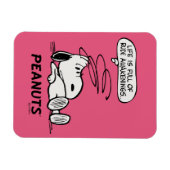 pinda's | Het leven zit vol met onbeleefde ontwake Magneet (Horizontaal)