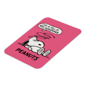 pinda's | Het leven zit vol met onbeleefde ontwake Magneet (Linkerzijde)