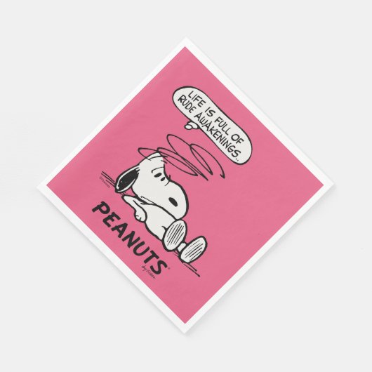 pinda's | Het leven zit vol met onbeleefde ontwake Servet (Hoek)