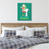 pinda's | Hoe meer de Merrier Canvas Afdruk (Insitu (Slaapkamer))