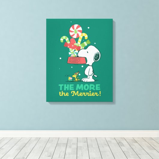 pinda's | Hoe meer de Merrier Canvas Afdruk (Insitu (Houten vloer))