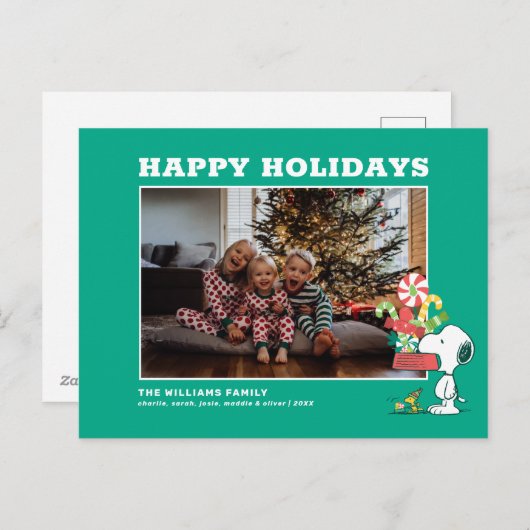 pinda's | Hoe meer de Merrier Feestdagenkaart (Voorkant / Achterkant)