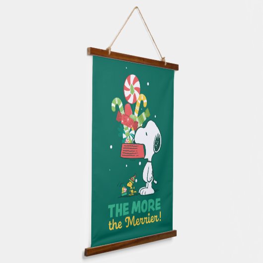 pinda's | Hoe meer de Merrier Hangend Wandkleed (Gebogen)