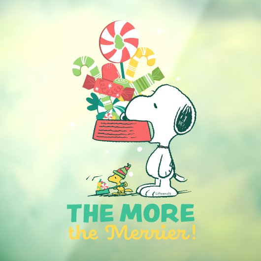 pinda's | Hoe meer de Merrier Raamsticker (Vel 3)