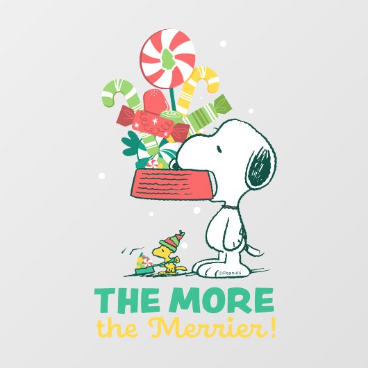 pinda's | Hoe meer de Merrier Raamsticker (Vel)