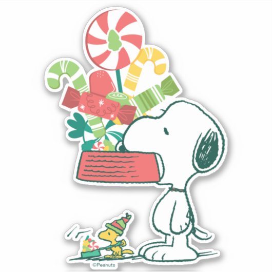 pinda's | Hoe meer de Merrier Sticker (Voorkant)