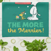 pinda's | Hoe meer de Merrier Theedoek (Gevouwen)