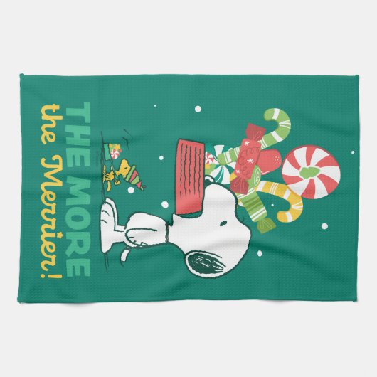 pinda's | Hoe meer de Merrier Theedoek (Horizontaal)