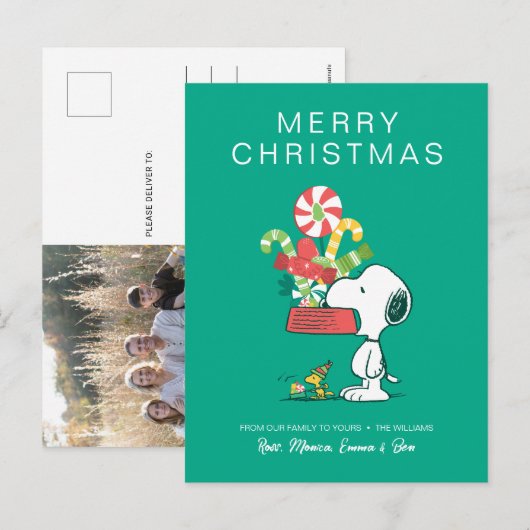 Pinda's | Hoe meer zielen hoe meer vreugd Feestdagenkaart (Voorkant / Achterkant)