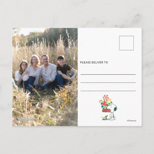 Pinda's | Hoe meer zielen hoe meer vreugd Feestdagenkaart (Achterkant)