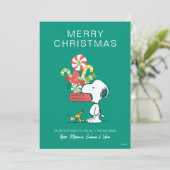 Pinda's | Hoe meer zielen hoe meer vreugd Feestdagenkaart (Staand voorkant)