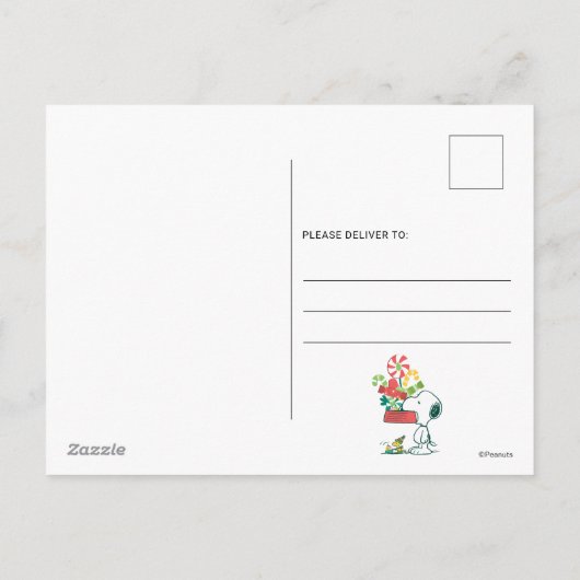 Pinda's | Hoe meer zielen, hoe meer vreugd Feestdagenkaart (Achterkant)