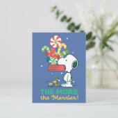 Pinda's | Hoe meer zielen hoe meer vreugd Feestdagenkaart (Staand voorkant)