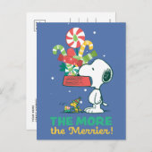 Pinda's | Hoe meer zielen hoe meer vreugd Feestdagenkaart (Voorkant / Achterkant)