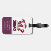 pinda's | honkbalteam bagagelabel (Achterkant horizontaal)