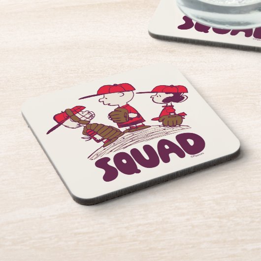 pinda's | honkbalteam bier onderzetter (Linkerzijde)