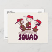 pinda's | honkbalteam briefkaart (Voorkant / Achterkant)