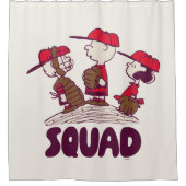 pinda's | honkbalteam douchegordijn (Voorkant)