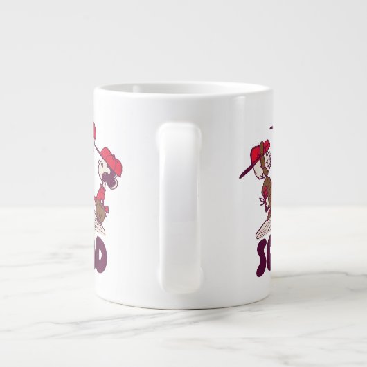 pinda's | honkbalteam grote koffiekop (Achterkant)