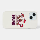 pinda's | honkbalteam iPhone 15 case (Achterkant horizontaal)