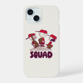 pinda's | honkbalteam iPhone 15 case (Achterkant)