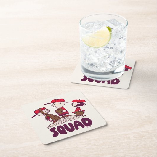 pinda's | honkbalteam kartonnen onderzetters (Insitu)