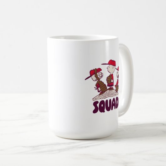 pinda's | honkbalteam koffiemok (Voorkant rechts)