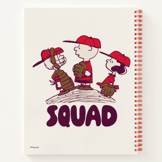 pinda's | honkbalteam notitieboek (Achterkant)