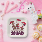 pinda's | honkbalteam papieren bordje (Feest)