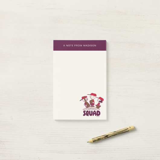 pinda's | honkbalteam post-it® notes (Op bureau)