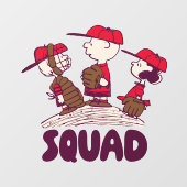 pinda's | honkbalteam raamsticker (Vel)