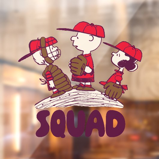 pinda's | honkbalteam raamsticker (Vel 2)