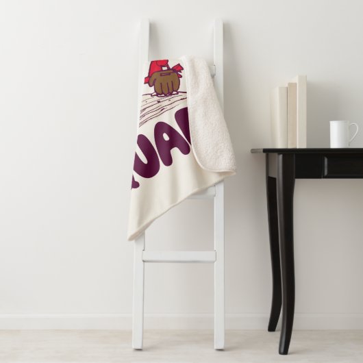 pinda's | honkbalteam sherpa deken (In situ)