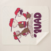 pinda's | honkbalteam sherpa deken (Voorkant (horizontaal))