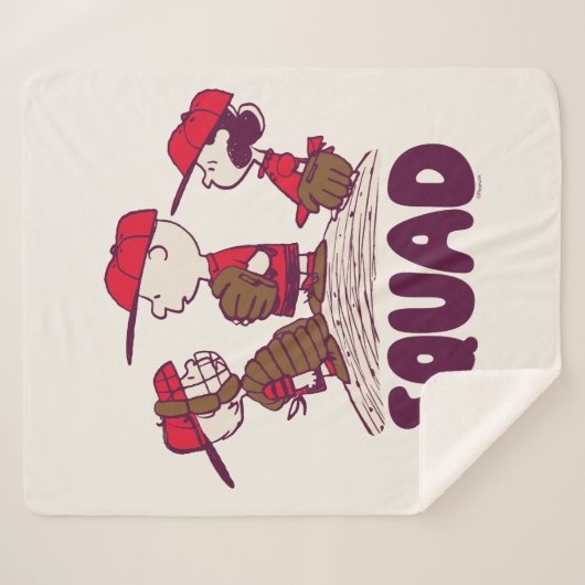 pinda's | honkbalteam sherpa deken (Voorkant (horizontaal))