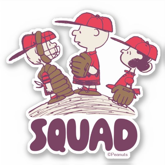 pinda's | honkbalteam sticker (Voorkant)