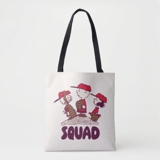 pinda's | honkbalteam tote bag (Voorkant)