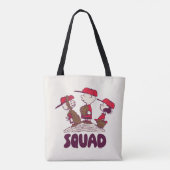 pinda's | honkbalteam tote bag (Achterkant)