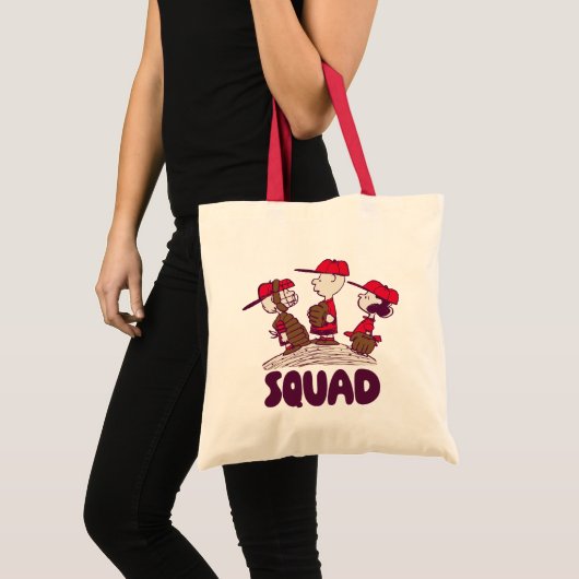 pinda's | honkbalteam tote bag (Voorkant (product))