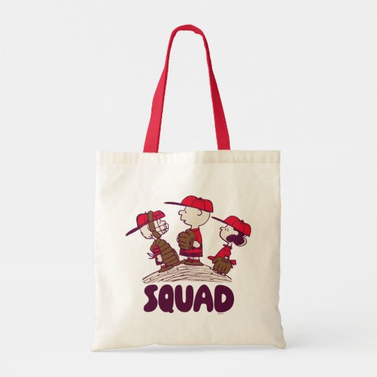 pinda's | honkbalteam tote bag (Achterkant)