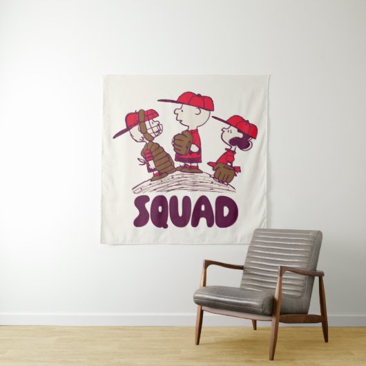 pinda's | honkbalteam wandkleed (In situ)